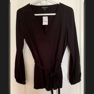 NWT J. CREW FAUX WRAP TOP